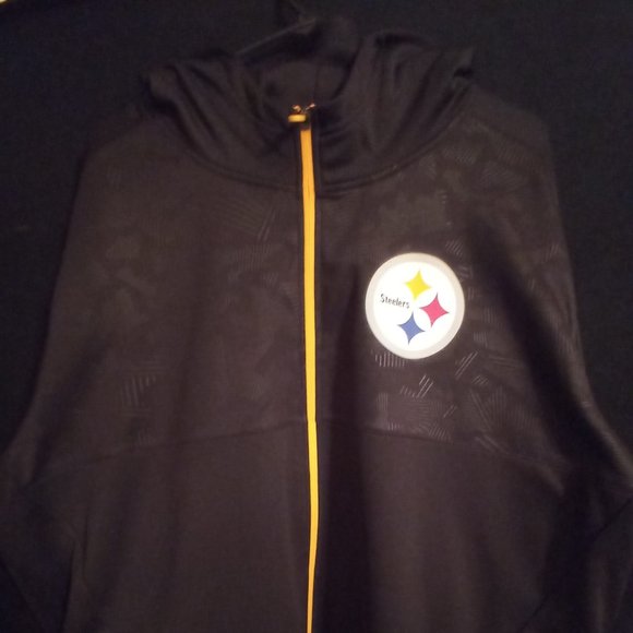 NFL FANATICS BNWOT PITTSBURG STEELER MENS FULL ZIP  STADIUM JACKET HOODIE SZ XXL - Picture 1 of 5